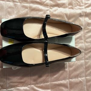 Copper Key Black Patent Leather Mary Janes, Size 9.5